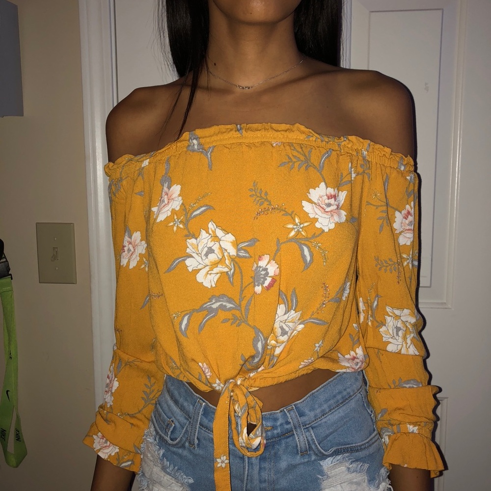 Off the shoulder blouse